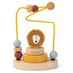 Holz Motorikschleife Mr. Lion