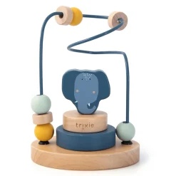 Holz Motorikschleife Mrs. Elephant