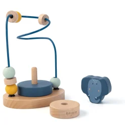 Holz Motorikschleife Mrs. Elephant