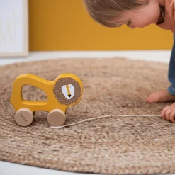 Holz Nachziehtier Mr. Lion