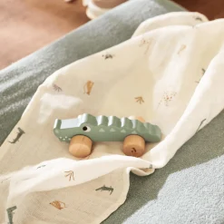 Holzkrokodil auf Rädern Jungle Jambo