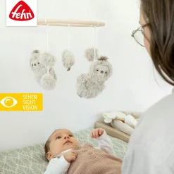 Holz-Mobile Faultier