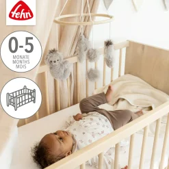 Holz-Mobile Faultier