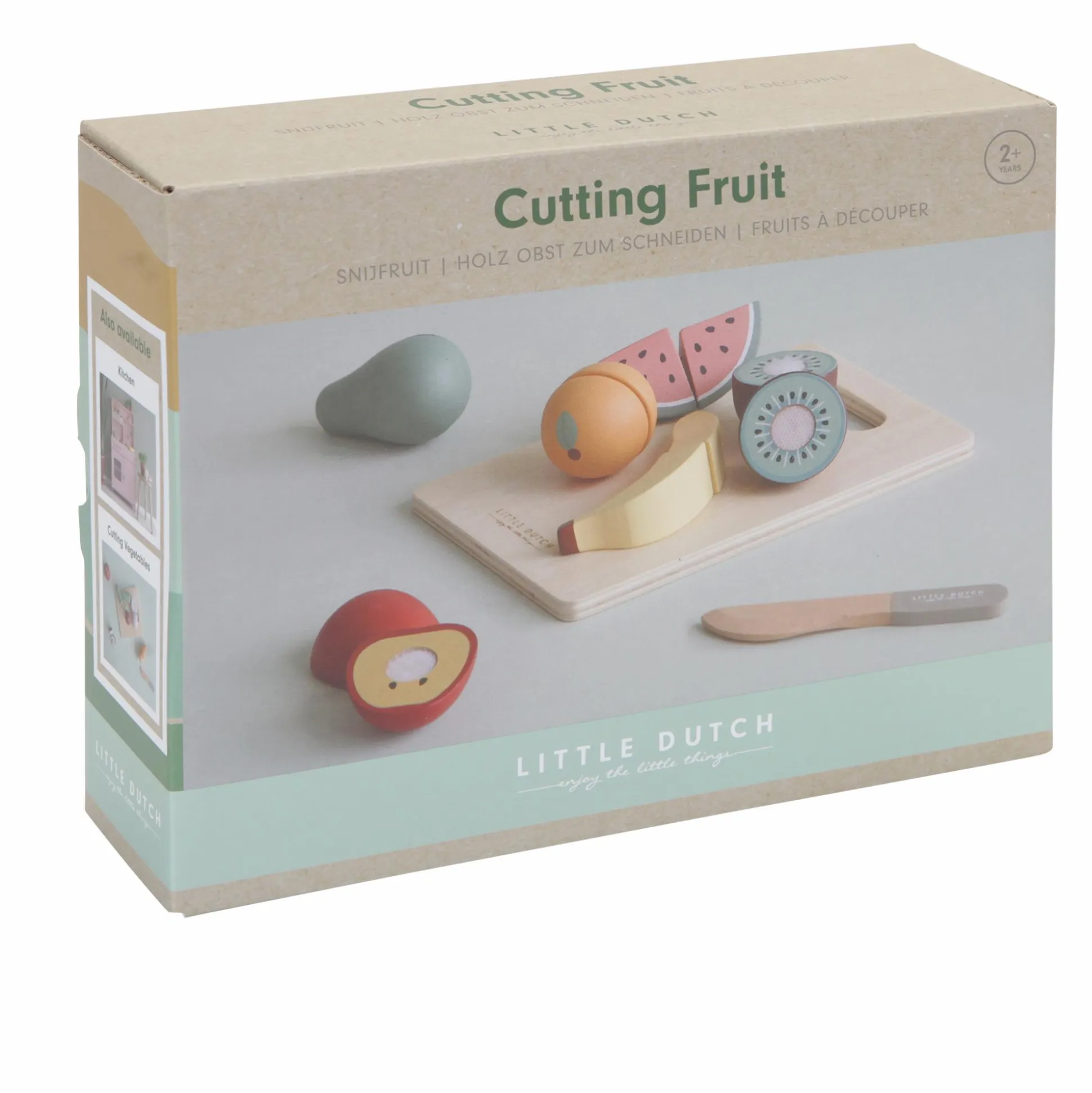 Holz-Obst zum Schneiden