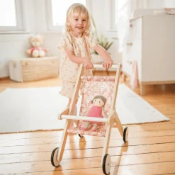 Holz-Puppenbuggy Flora