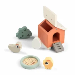 Holzspiel-Set Tiny Farm Clucky