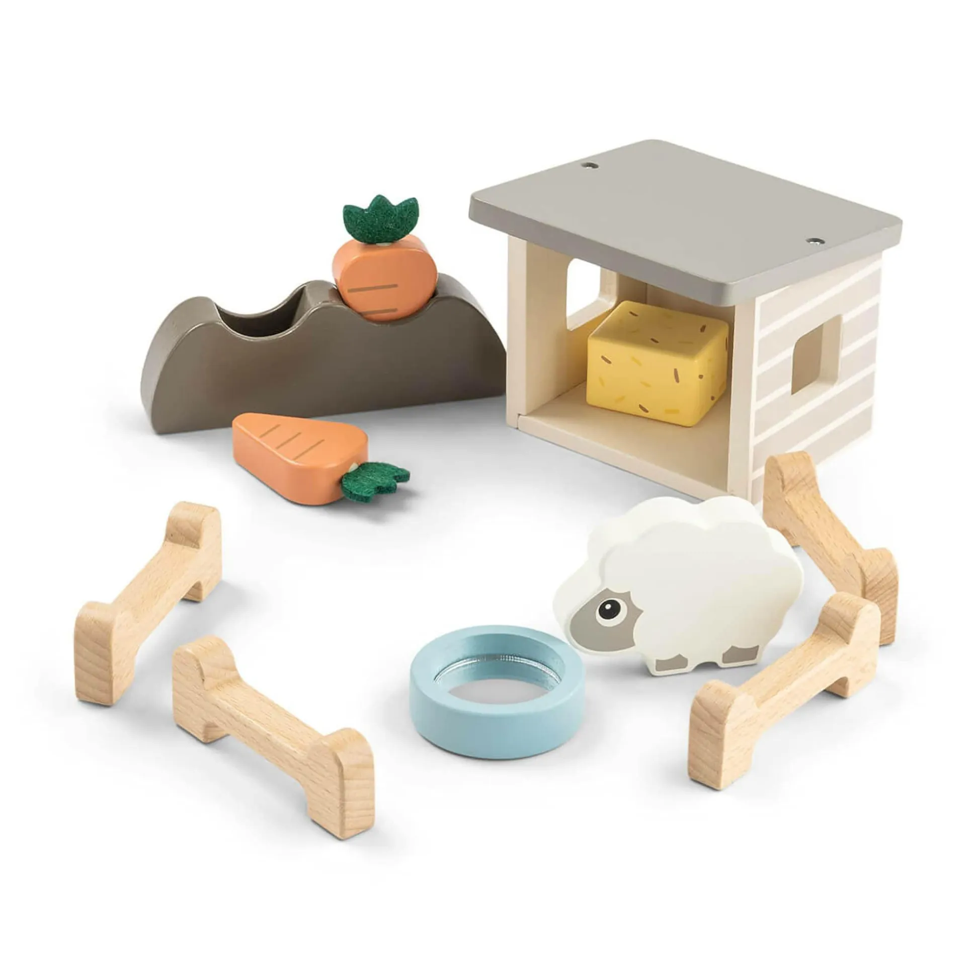 Holzspiel-Set Tiny Farm Sheepy