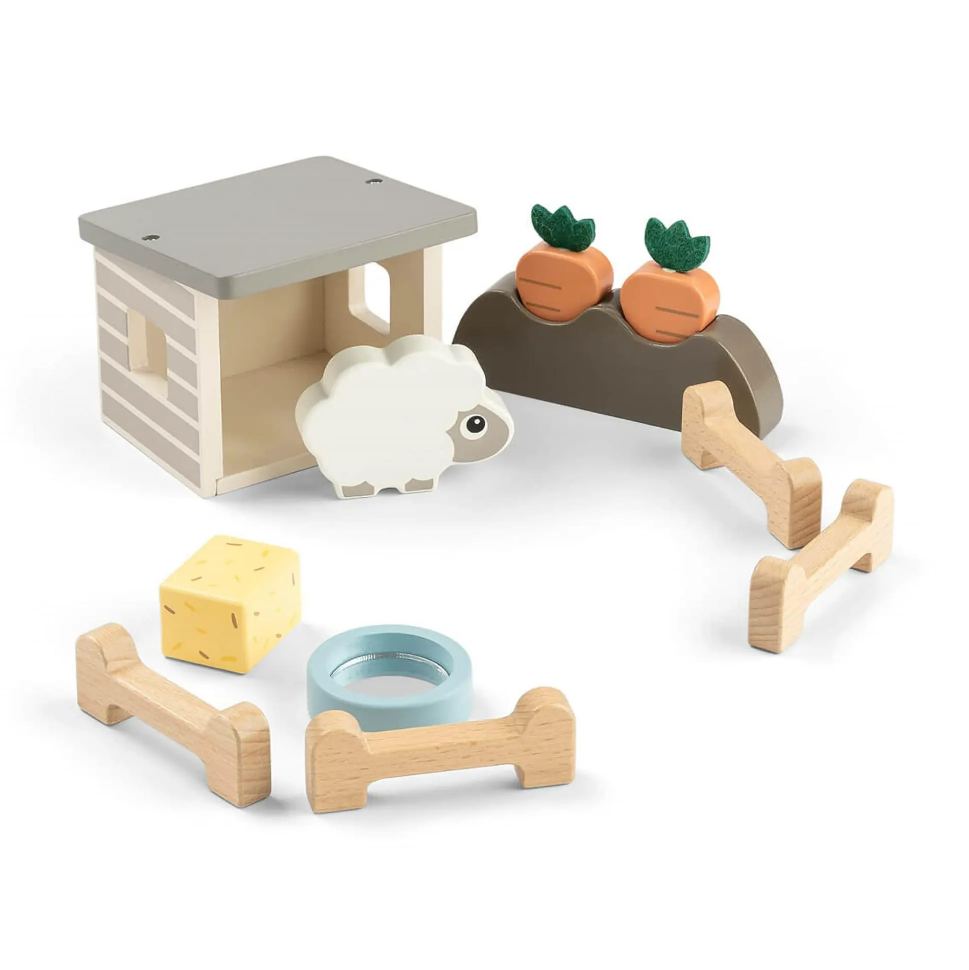 Holzspiel-Set Tiny Farm Sheepy