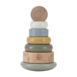 Holz-Stapelturm Little Farm