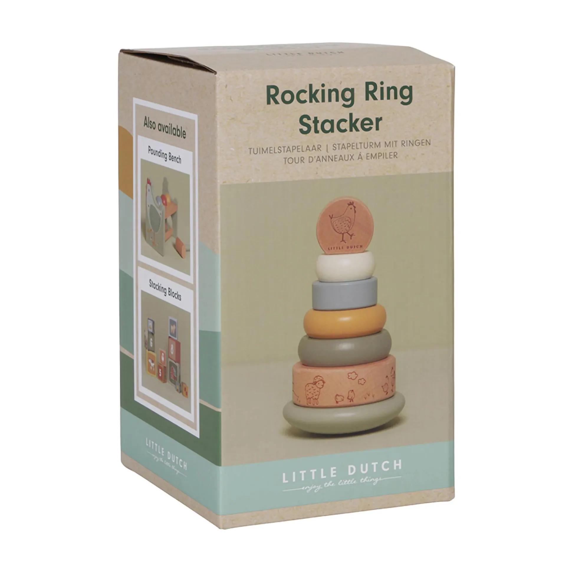 Holz-Stapelturm Little Farm