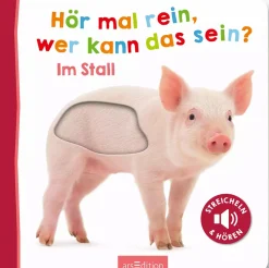 Hör mal rein, wer kann das sein? Im Stall