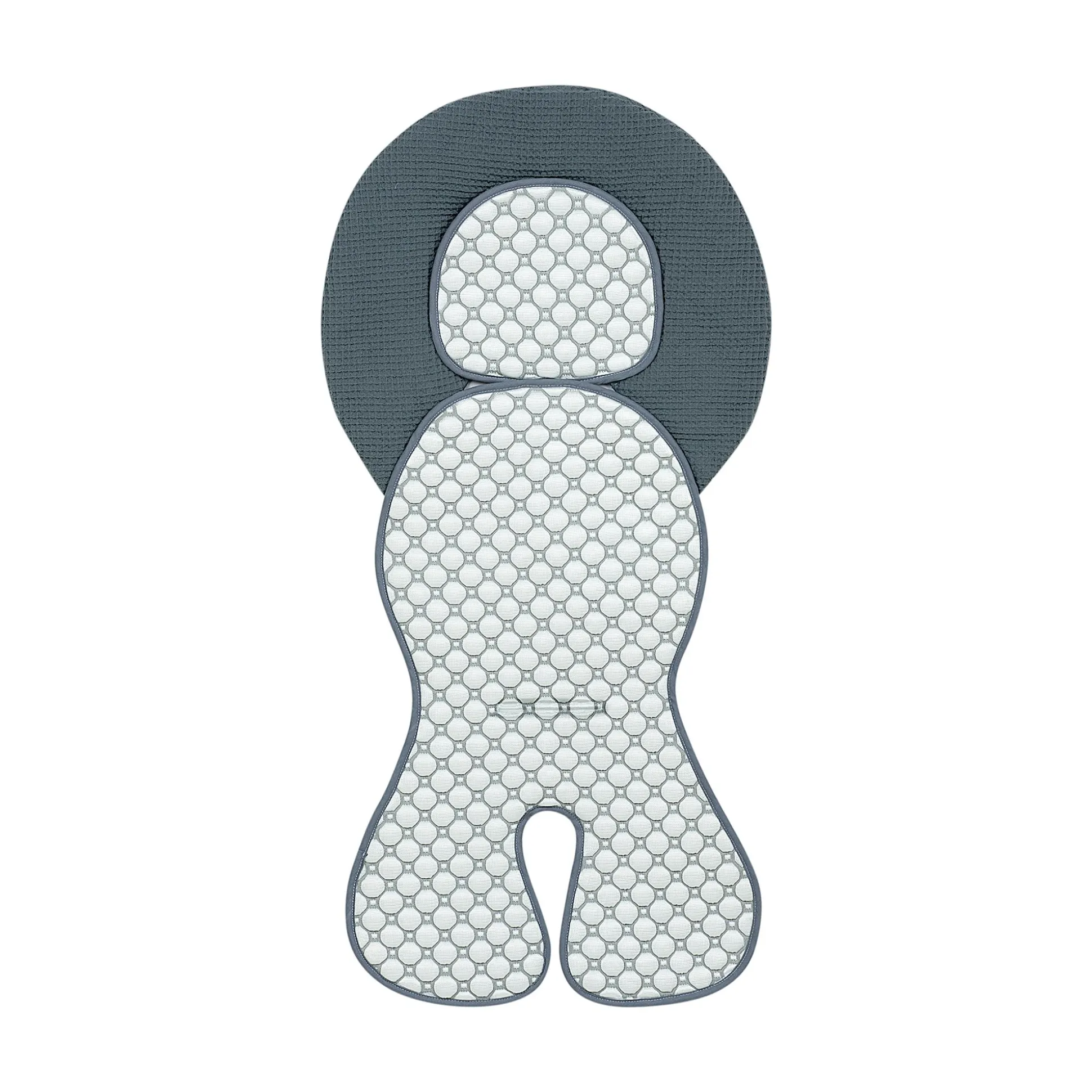 iceberg-Auflage für den Schalensitz der Gruppe 0 Grey