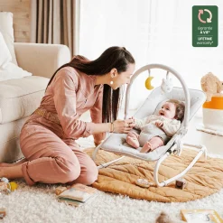 2-in-1 Babywippe Lichen