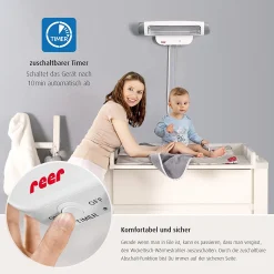 2in1 FeelWell Wickeltisch-Wärmestrahler