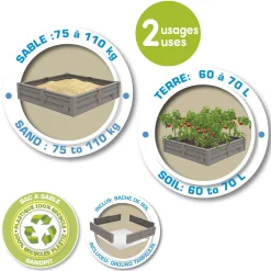 2-in-1 Square Garden