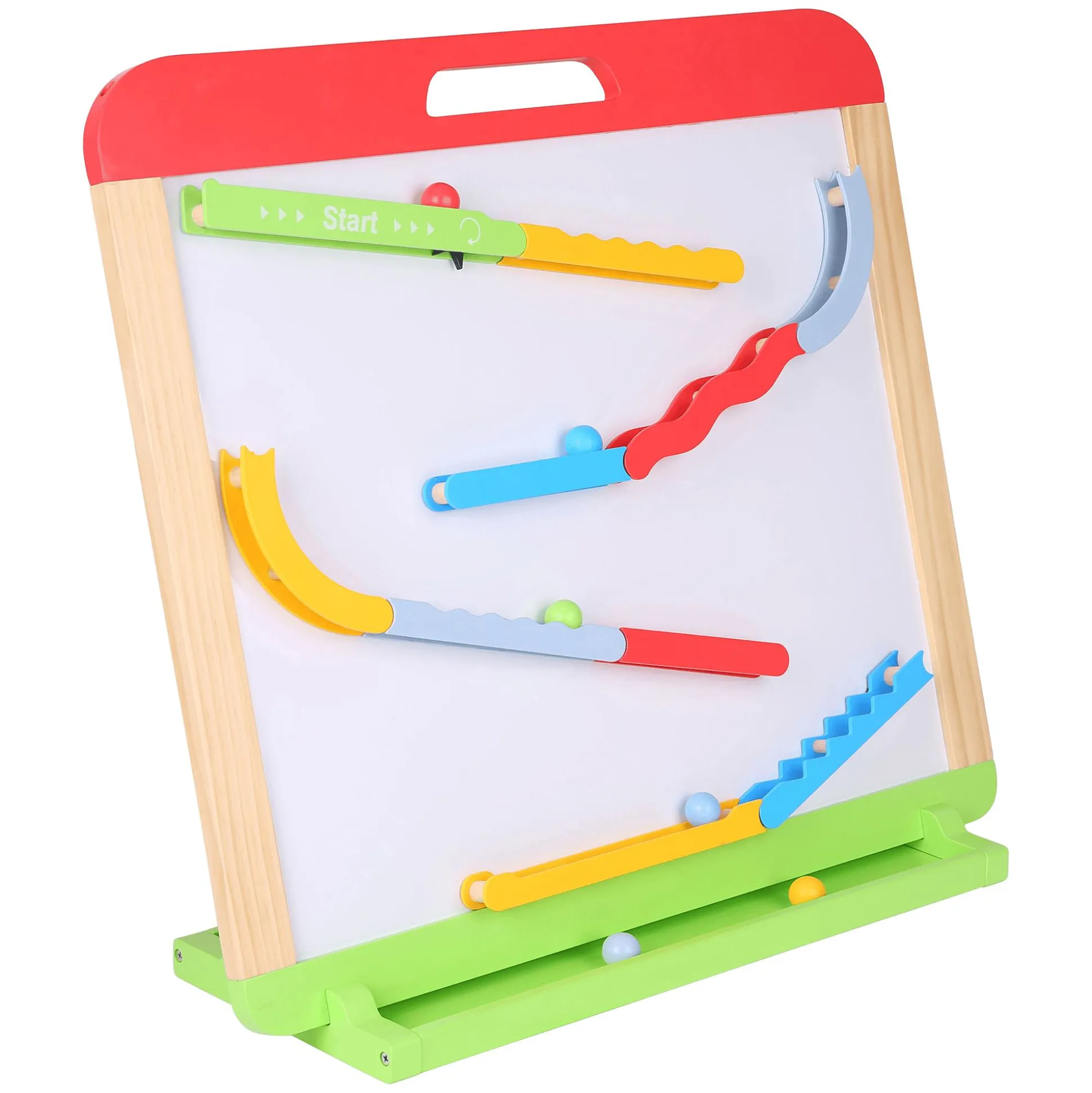 3-in-1 Zeichenbrett mit Kugelbahn