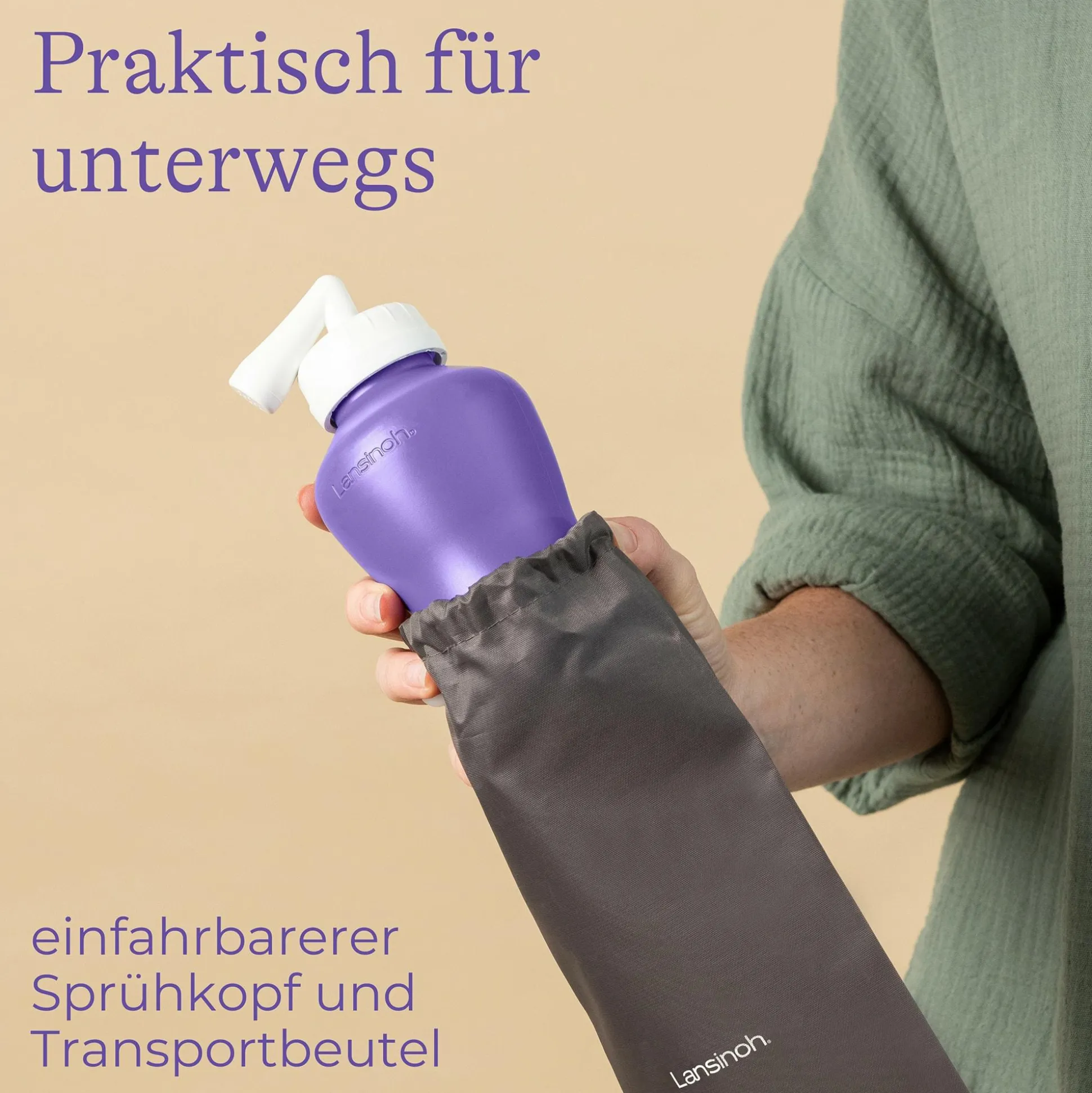 Intim-Dusche mit Transportbeutel