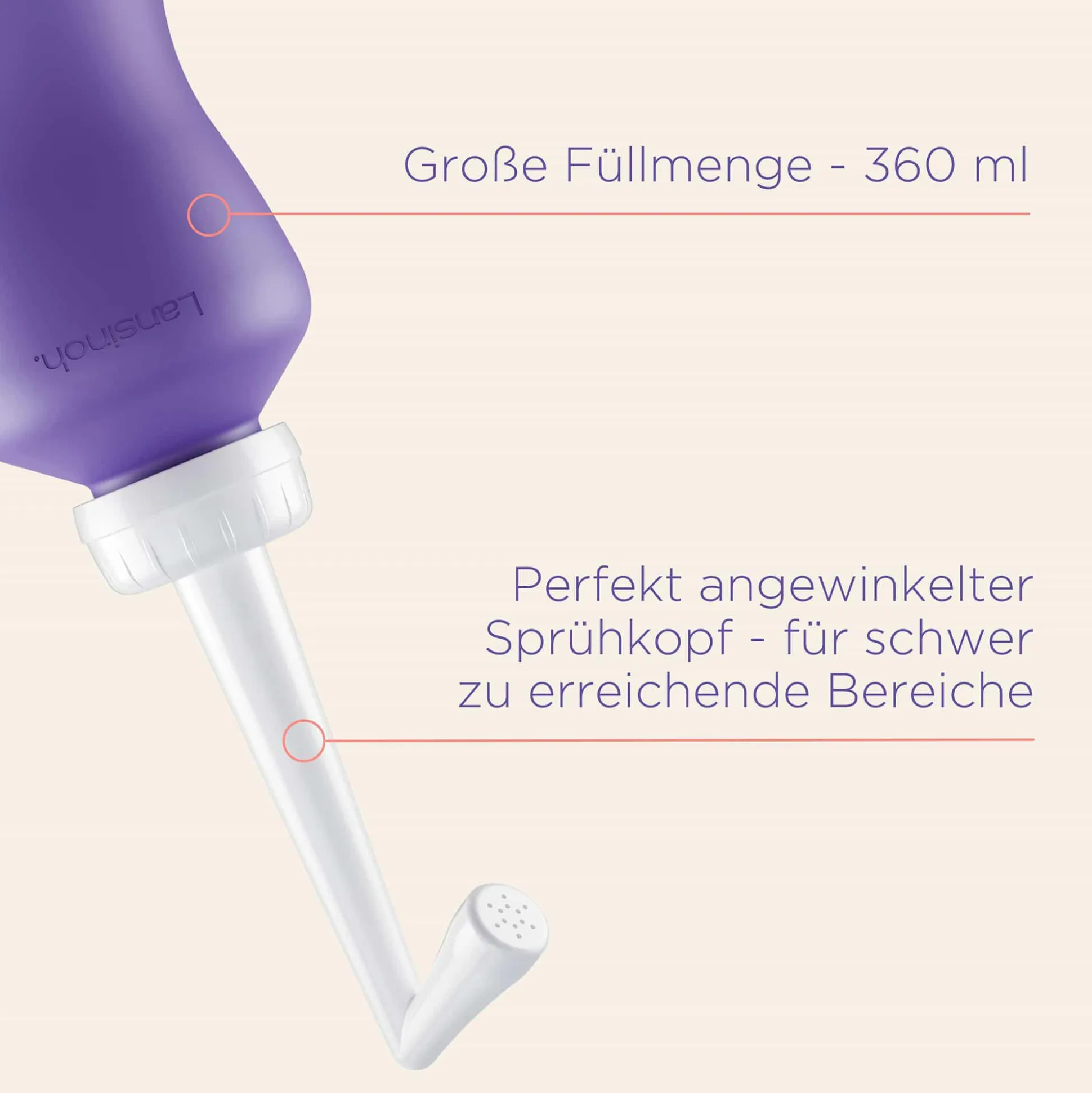 Intim-Dusche mit Transportbeutel
