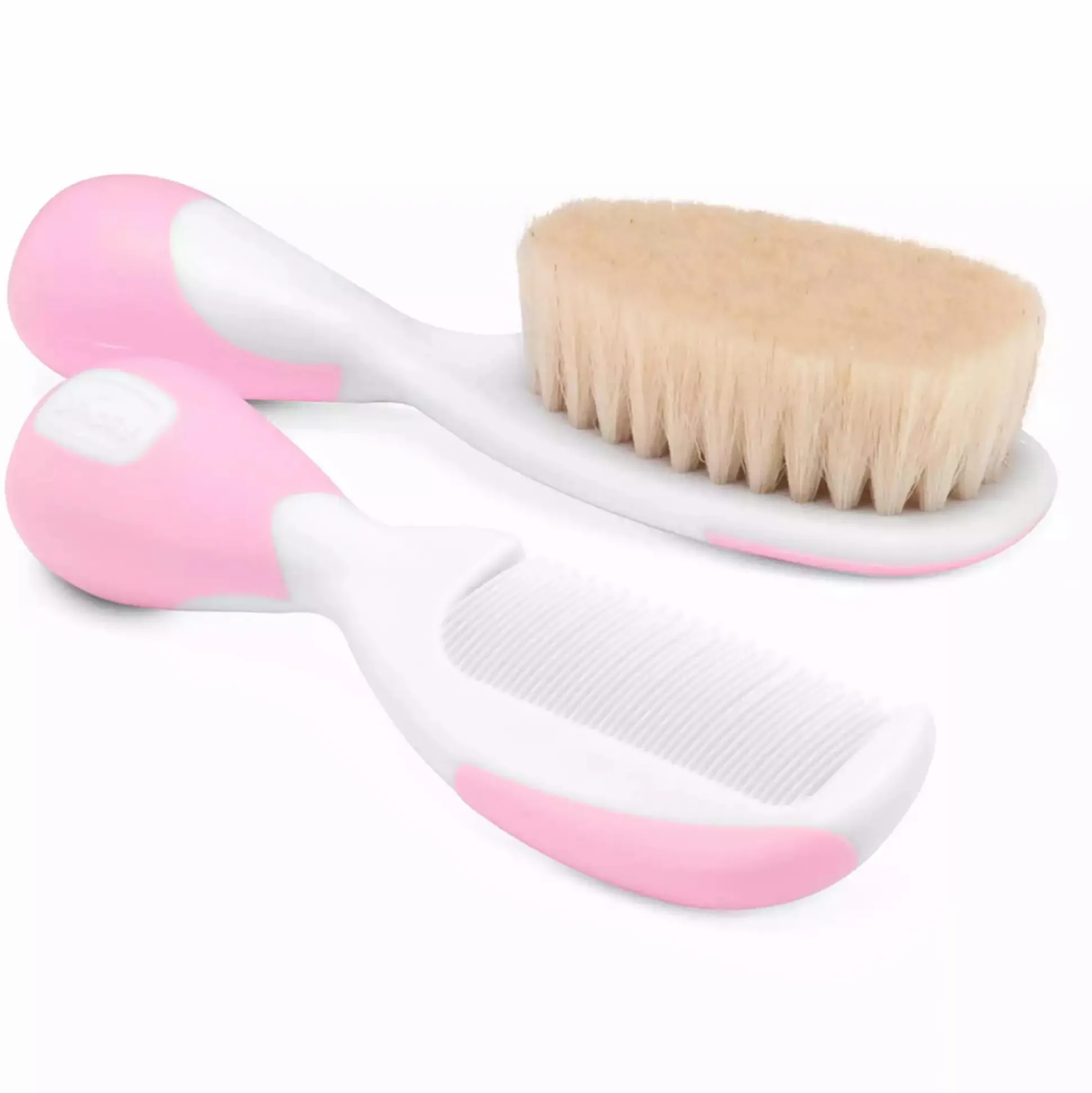 Kamm + Haarbürste mit Naturborsten