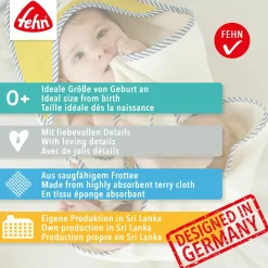 Kapuzenbadetuch Faultier