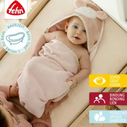 Kapuzenbadetuch Maus