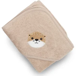 Kapuzenbadetuch Otter 75x75 cm