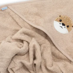 Kapuzenbadetuch Otter 75x75 cm