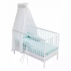 Kinderbett Lilu Weiß 60 x 120 cm