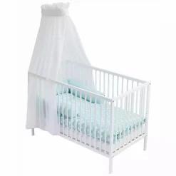 Kinderbett Lilu Weiß 60 x 120 cm