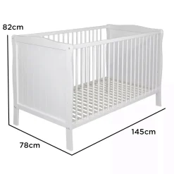 Kinderbett Mavi weiß