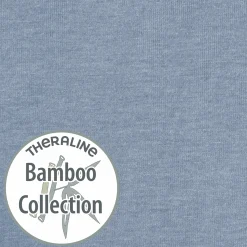 Kinderkopfkissen Melange Blau-Grau