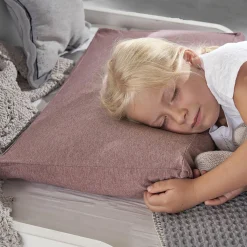 Kinderkopfkissen Melange Rosenholz
