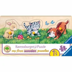 Kinderpuzzle Niedliche Tierkinder