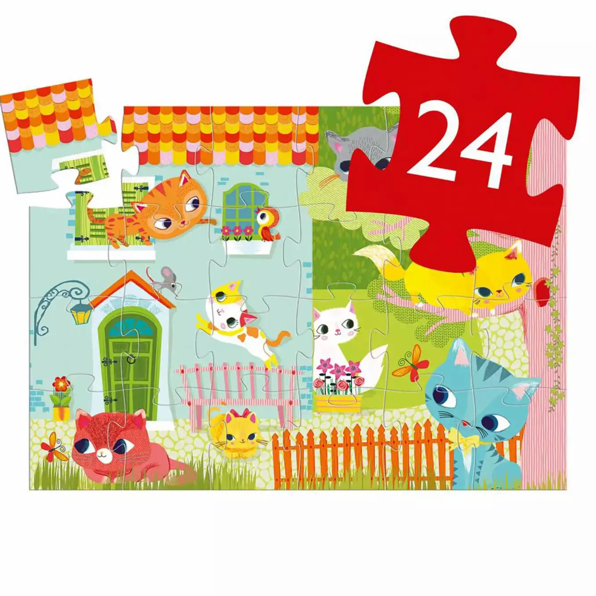 Kinderpuzzle Pachat and his friends