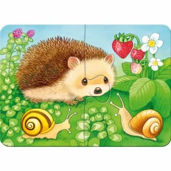 Kinderpuzzle Süße Gartenbewohner