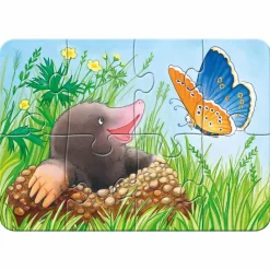 Kinderpuzzle Süße Gartenbewohner