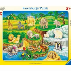 Kinderpuzzle Zoobesuch