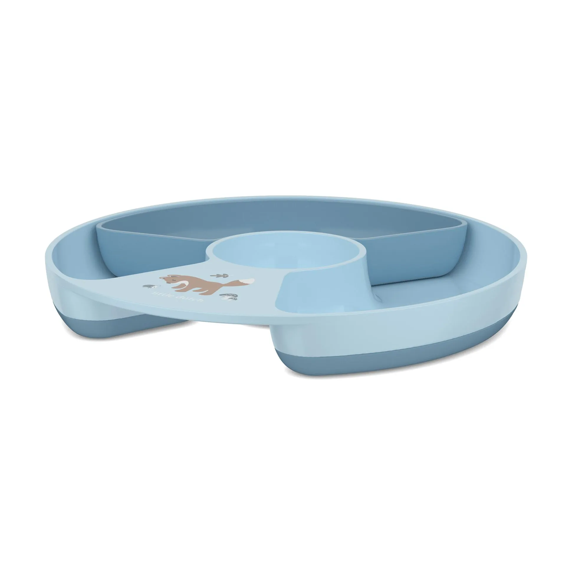 Kinderteller mit Unterteilung Mio Forest Friends