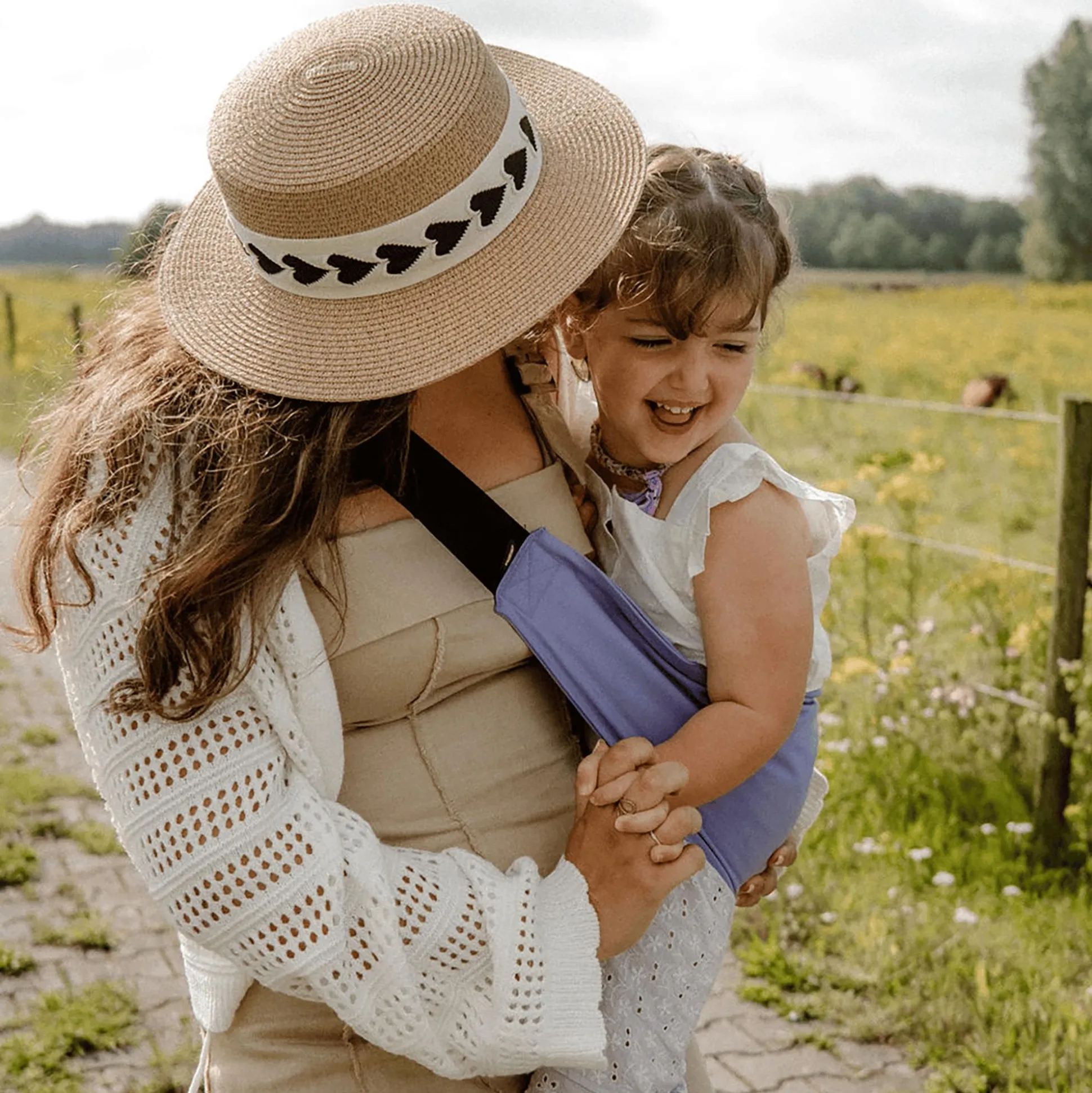 Kindertrage Lavendel