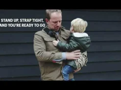 Kindertrage Sand Leinen