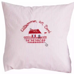 Kissen Willkommen an Bord