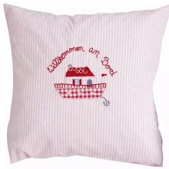 Kissen Willkommen an Bord