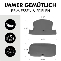 Kissen-Set Dark Grey