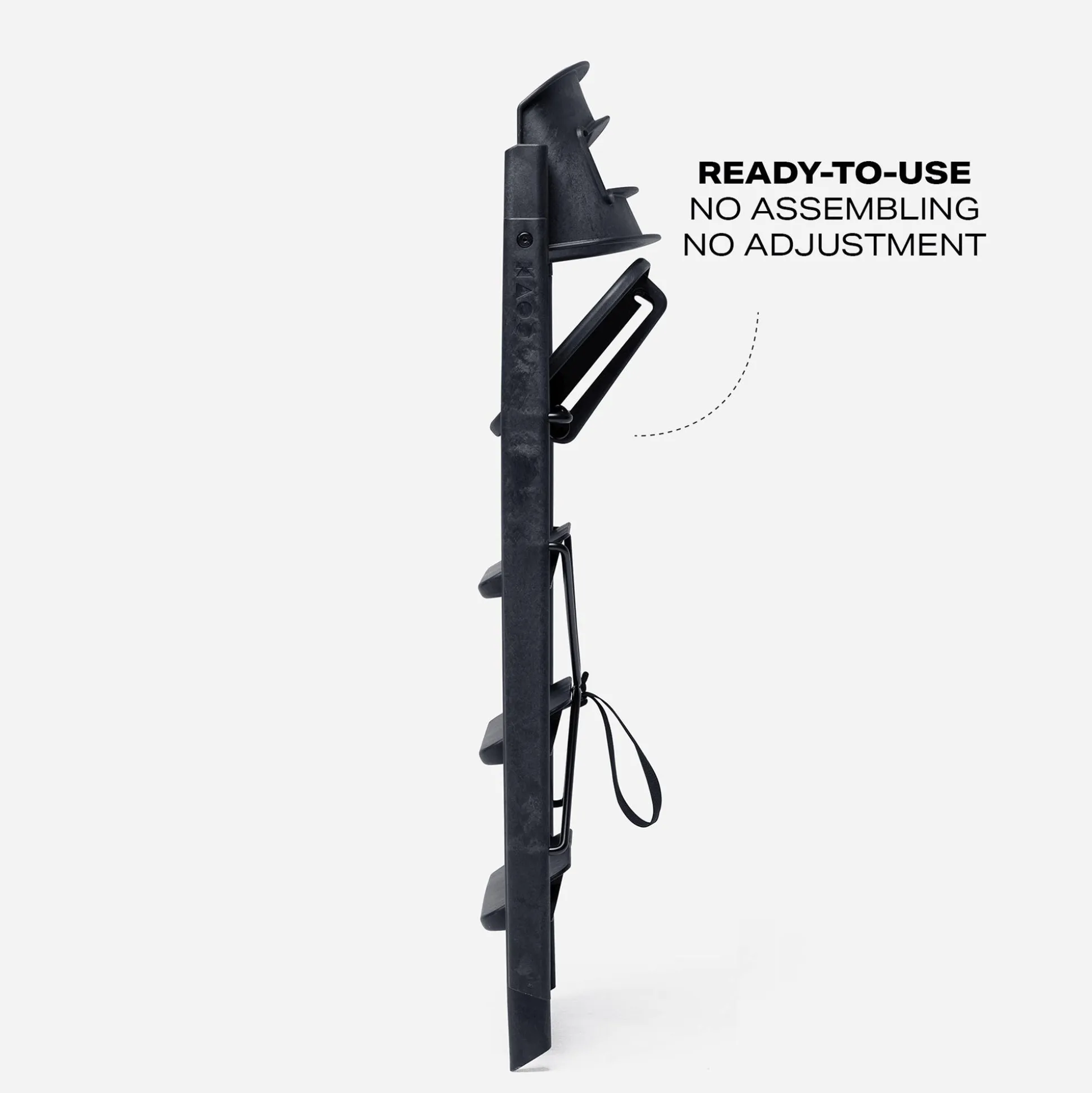 Klapp-Hochstuhl Charcoal Black