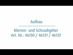 Klemm- und Schraubgitter 63 - 106 cm