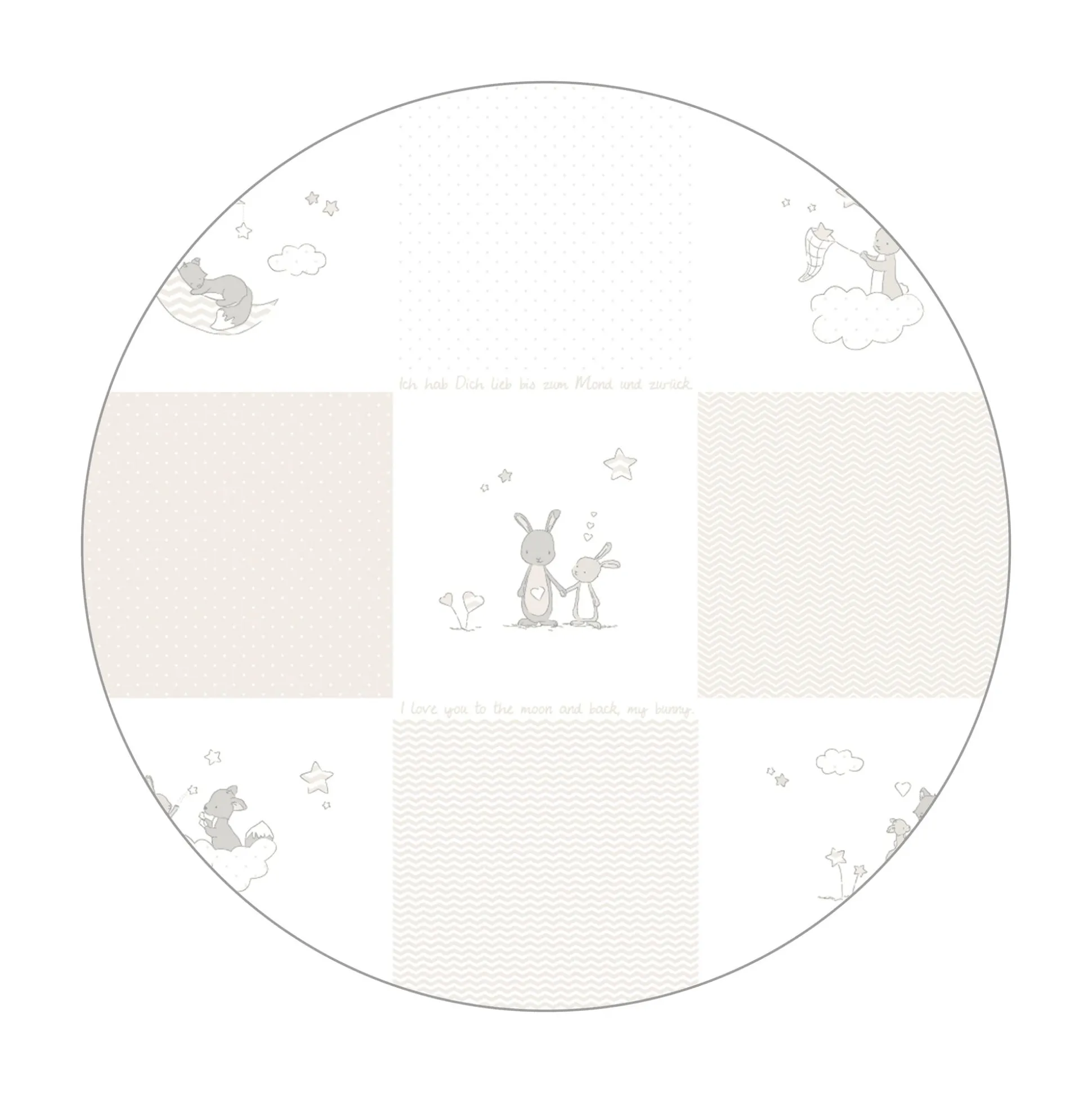 Komplettbettset Fox & Bunny