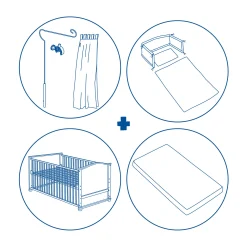 Komplettbettset Fox & Bunny