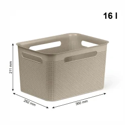 Korb M PINA Cappuccino