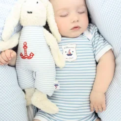 Kurzarmbody gestreift Gr. 50-56