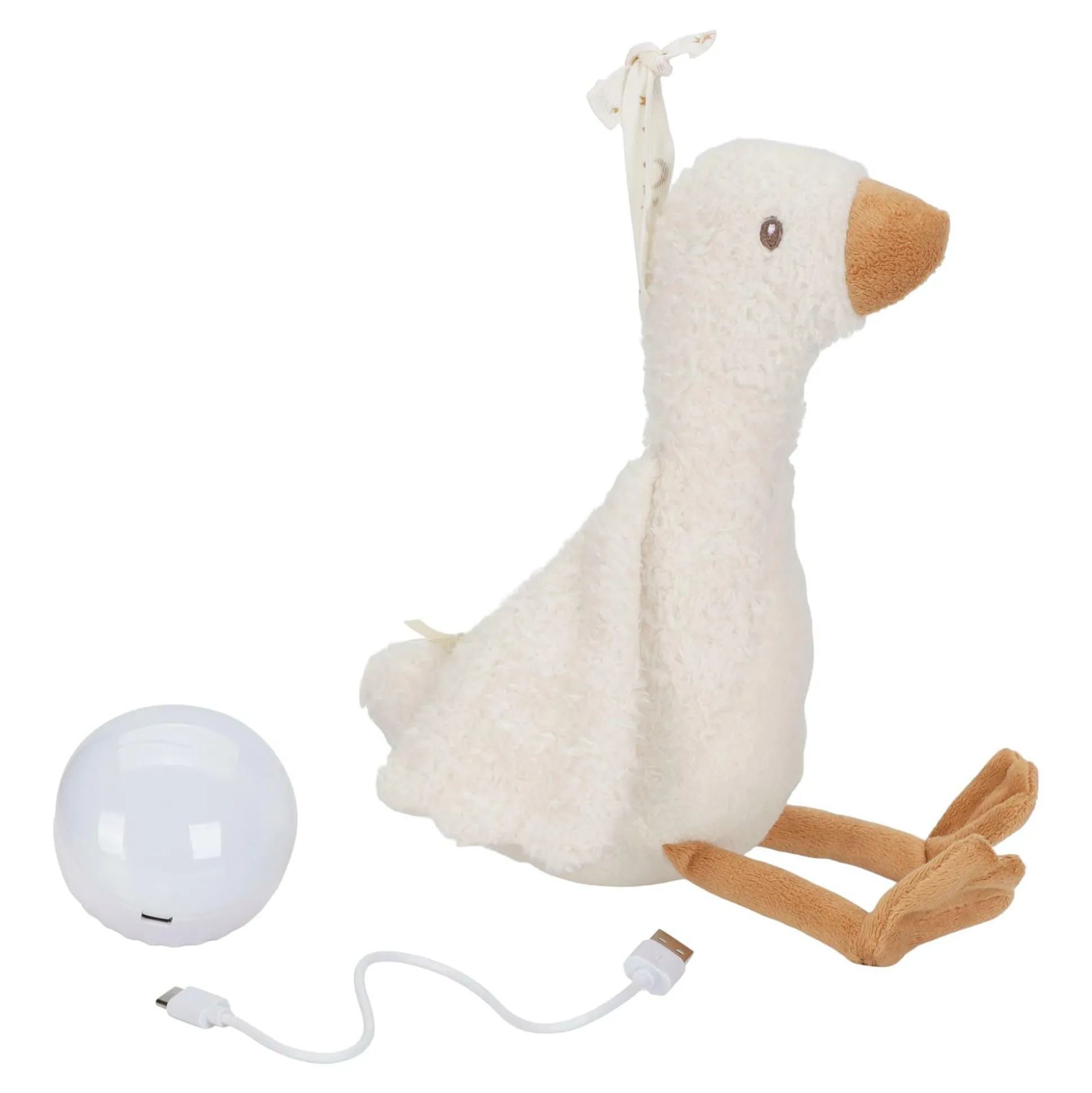 Kuschelgans mit Licht und Sound